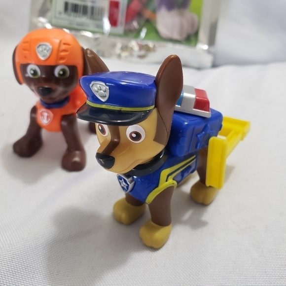 Paw Patrol Figures Set Of 3 Chase Rubble Zuma With Bonus Play Pack Activity Kit - Picture 4 of 9